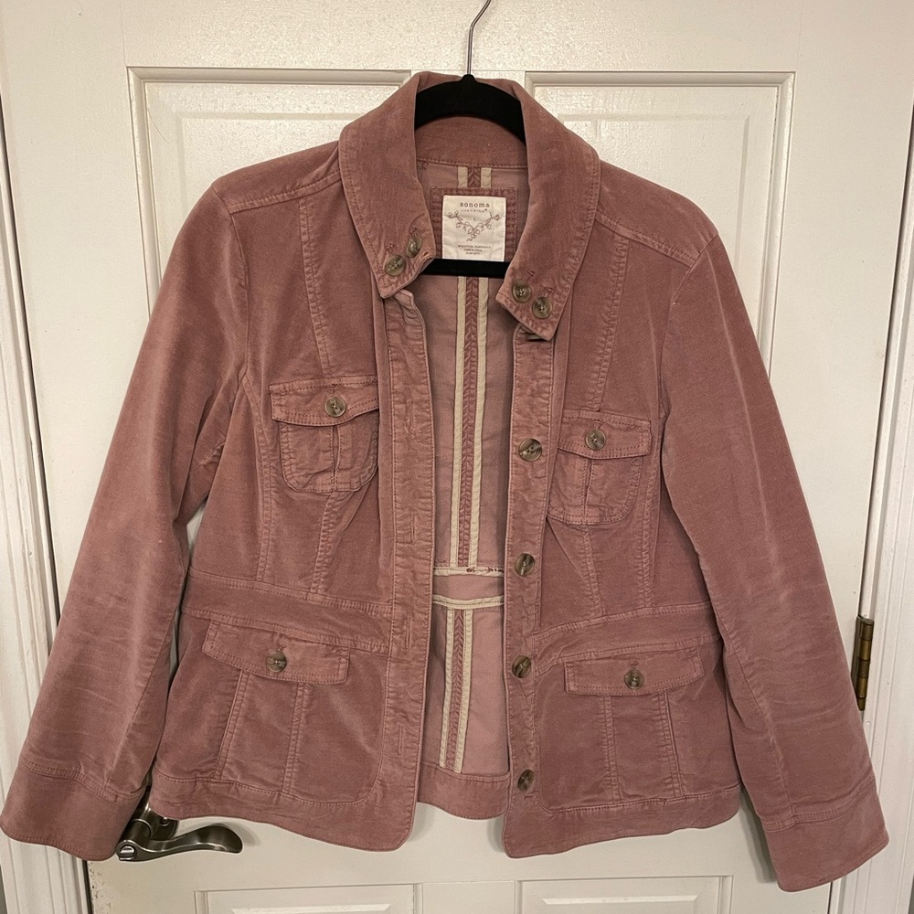 Sonoma Life & Style dusty pink jacket/blazer